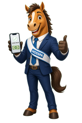 Hosspa horse mascot